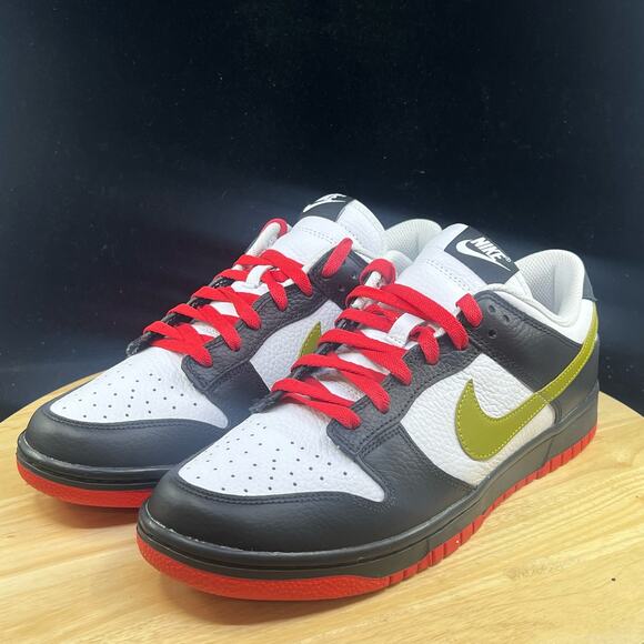 Nike Dunk Low Id By You Black White Red Green Men’s Sz 10 FJ2253-901 - Picture 7 of 10